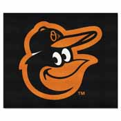 MLB - Baltimore Orioles Cartoon Bird Tailgater Rug 5'x6', 15175