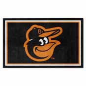 MLB - Baltimore Orioles Cartoon Bird Rug 4'x6', 15178