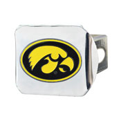 Iowa Hawkeyes Hitch Cover - 3D Color Emblem, 155-F108-CRM