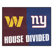 NFL Commanders / Giants House Divided Rug, 15561
