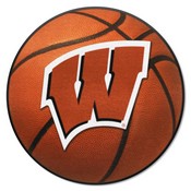 Wisconsin Basketball Mat 27inch diameter, 1643