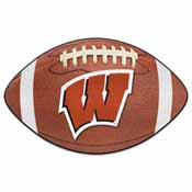 Wisconsin Football Rug 20.5 inch x 32.5inch, 1647