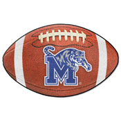 Memphis Tigers Football Rug - 20.5in. x 32.5in., 168-F302