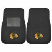 NHL - Chicago Blackhawks 2-pc Embroidered Car Mats 18"x27", 17090