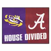 LSU - Alabama House Divided Rugs 33.75"x42.5", 17150