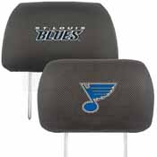 NHL - St. Louis Blues Head Rest Cover 10"x13" - 2 Pcs Per Set, 17188