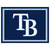 MLB - Tampa Bay Rays 8'x10' Rug, 17437