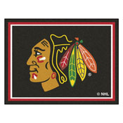 Chicago Blackhawks 8ft. x 10 ft. Plush Area Rug, 17507
