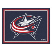 Columbus Blue Jackets 8ft. x 10 ft. Plush Area Rug, 17509