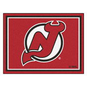 New Jersey Devils 8ft. x 10 ft. Plush Area Rug, 17519