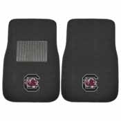 South Carolina 2-piece Embroidered Car Mats 18"x27", 17595
