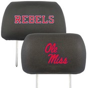 Ole Miss Rebels Embroidered Head Rest Cover Set - 2 Pieces, 176-F118.2