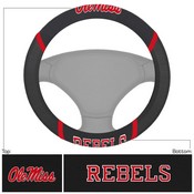 Ole Miss Rebels Embroidered Steering Wheel Cover, 176-F121