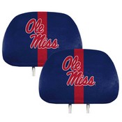 Ole Miss Rebels Printed Head Rest Cover Set - 2 Pieces, 176-F124.2