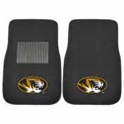 Missouri 2-piece Embroidered Car Mats 18"x27", 17605