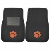 Clemson 2-piece Embroidered Car Mats 18"x27", 17606