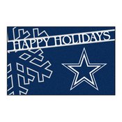 NFL - Dallas Cowboys Starter Mat - Happy Holidays 19"x30", 17631