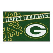 NFL - Green Bay Packers Starter Mat - Happy Holidays 19"x30", 17634