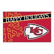 NFL - Kansas City Chiefs Starter Mat - Happy Holidays 19"x30", 17638