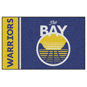 NBA - Golden State Warriors Uniform Inspired Starter Rug 19"x30", 17911