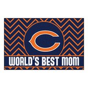 NFL - Chicago Bears Starter Mat - World's Best Mom 19"x30", 18021