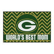 NFL - Green Bay Packers Starter Mat - World's Best Mom 19"x30", 18027