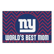 NFL - New York Giants Starter Mat - World's Best Mom 19"x30", 18036