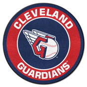 Cleveland Guardians Roundel Rug - 27in. Diameter - "Guardians Fastball" Primary Logo, 18133