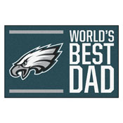 NFL - New York Giants Starter Mat - World's Best Dad 19"x30", 18180