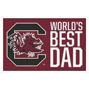 University of South Carolina Starter Mat - World's Best Dad 19"x30", 18198