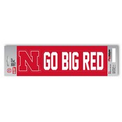Nebraska Cornhuskers 2 Piece Team Slogan Decal Sticker Set, 182-F602-TS