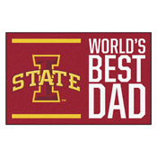Iowa State University Starter Mat - World's Best Dad 19"x30", 18230