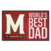 University of Maryland Starter Mat - World's Best Dad 19"x30", 18232