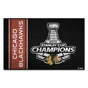 Chicago Blackhawks 2015 NHL Stanley Cup Champions Starter Mat Accent Rug - 19in. x 30in., 18252