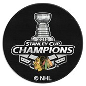 Chicago Blackhawks 2015 NHL Stanley Cup Champions Hockey Puck Rug - 27in. Diameter, 18257
