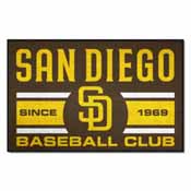 San Diego Padres Baseball Club Starter Rug 19"x30", 18481