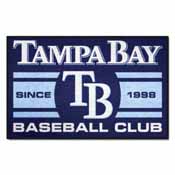 Tampa Bay Devil Rays Baseball Club Starter Rug 19"x30", 18485