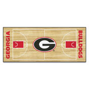 Georgia Basketball Court Runner 30"x72", 18505