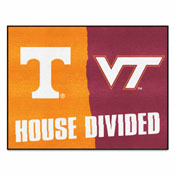 Tennessee / Virginia Tech Divided Rugs 33.75"x42.5", 18597