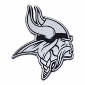 NFL - Minnesota Vikings Chrome Emblem 3"x3.2", 18708