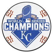Kansas City Royals 2015 MLB World Series Champions Baseball Rug - 27in. Diameter, 18927