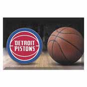 NBA - Detroit Pistons Scraper Mat 19"x30" - Ball, 19078
