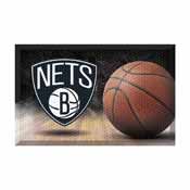 NBA - Brooklyn Nets Scraper Mat 19"x30" - Ball, 19096