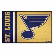 St Louis Blues Uniform Inspired Starter Rug 19"x30", 19276