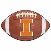 Illinois Football Rug 20.5"x32.5", 1957