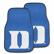 Duke "D" 2-piece Carpeted Car Mats 17"x27", 19573