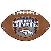 Denver Broncos 2016 Super Bowl L Champions Football Rug - 20.5in. x 32.5in., 19686