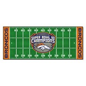 Denver Broncos 2016 Super Bowl L Champions Field Runner Mat - 30in. x 72in., 19687