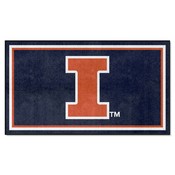 University of Illinois 3' x 5' Rug, 19770