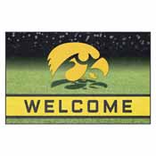 University of Iowa 18"x30" Crumb Rubber Door Mat, 19979